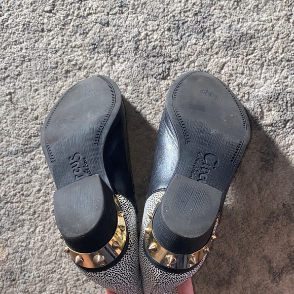 Circus by Sam Edelman Black and Gray Studded Ankle Booties - Picture 8 of 10